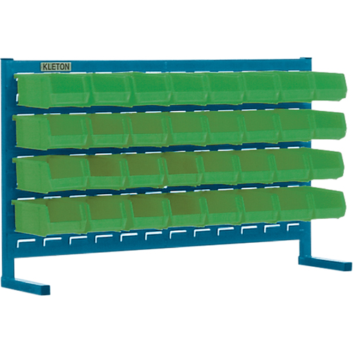 Rayonnage &agrave; persienne avec bacs, 32 bacs, 36" la x 8-1/4" p x 22" h Distribution Élite MP