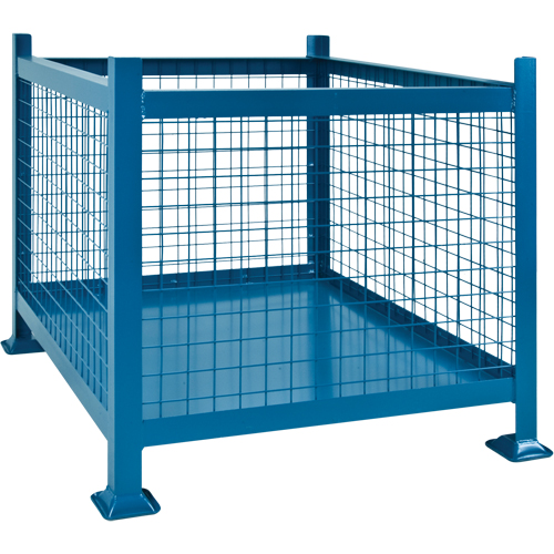 Contenants de vrac empilables, 40,5" la x 48,5" p x 30" h, Capacit&eacute; de 3000 lb Distribution Élite MP
