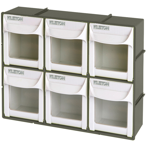 Heavy-Duty Tilt Bin, 11-3/4" W x 3-1/2" D x 9-3/4" H, 6 Drawers Distribution Élite MP