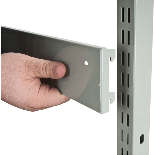 Servante mobile de bacs &agrave; plateaux inclinables - chariot seulement, &agrave; deux c&ocirc;t&eacute;s, 26-1/4" la x 22" p x 57-1/2" h Distribution Élite MP