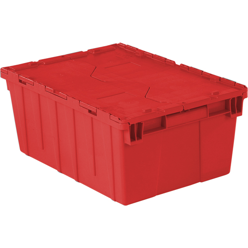 Flipak&reg; Polyethylene Plastic (PE) Distribution Containers, 21.9" x 15.2" x 9.3", Red Distribution Élite MP