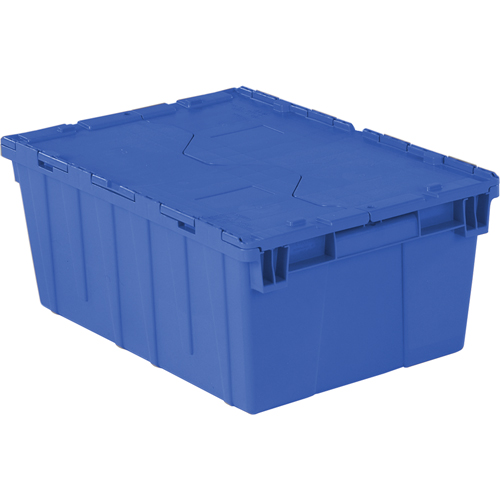 Flipak&reg; Polyethylene Plastic (PE) Distribution Containers, 21.9" x 15.2" x 9.3", Blue Distribution Élite MP