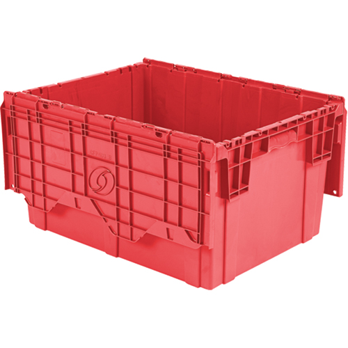 Contenants de distribution Flipak en plastique poly&eacute;thyl&egrave;ne (PE), 27,9" x 20,9" x 15,2", Rouge Distribution Élite MP