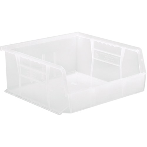 Bac transparent ultra empilable & suspendable, 11" la, 5" h x 10-7/8" p, Transparent Distribution Élite MP