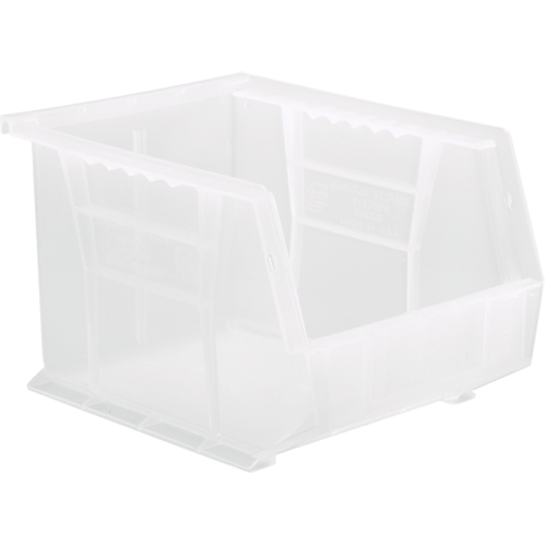 Clear-View Ultra Stack & Hang Bin, 8-1/4" W x 7" H x 10-3/4" D, Clear Distribution Élite MP