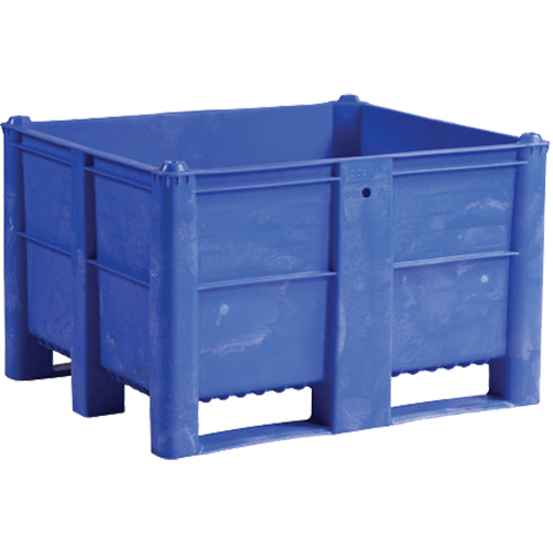 Conteneur pour palettes, 40"/47,25" p x 48"/39,4" la x 29"/29,1" h, Capacit&eacute; 1543 lb/2650 lb, Bleu Distribution Élite MP