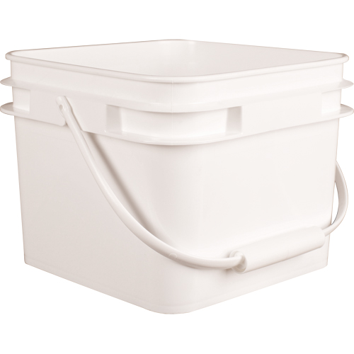 Seau carr&eacute;, Plastique, 2,1 gal. Distribution Élite MP