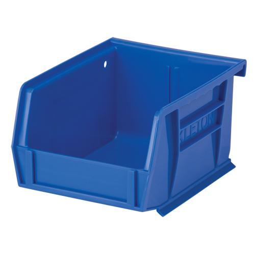 Bac empilable & &agrave; suspendre, 4-1/8" la, 3" h x 5-3/8" p, Bleu Distribution Élite MP