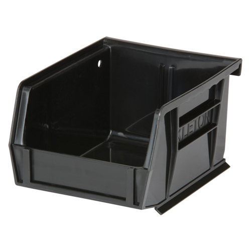 Bac empilable & &agrave; suspendre, 4-1/8" la, 3" h x 5-3/8" p, Noir Distribution Élite MP