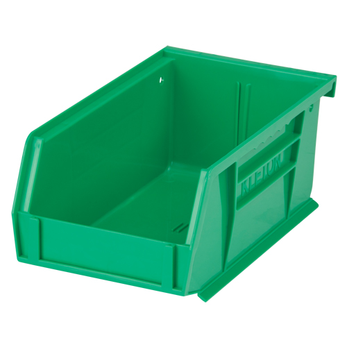 Stack & Hang Bin, 4-1/8" W x 3" H x 7-3/8" D, Green Distribution Élite MP