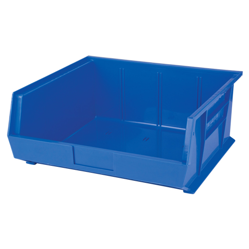 Stack & Hang Bin, 16-1/2" W x 7" H x 14-3/4" D, Blue Distribution Élite MP