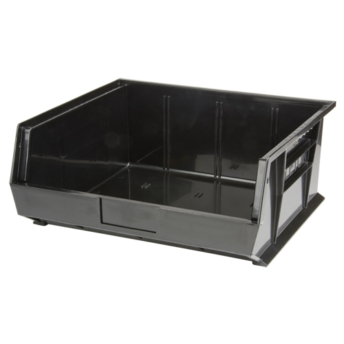 Stack & Hang Bin, 16-1/2" W x 7" H x 14-3/4" D, Black Distribution Élite MP