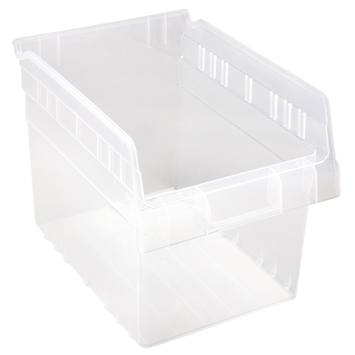 Bacs pour &eacute;tag&egrave;re Store-Max, 8-3/8" la x 8" H x 11-5/8" p, Transparent, Capacit&eacute; 44 lb Distribution Élite MP