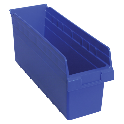 Bacs pour &eacute;tag&egrave;re Store-Max, 6-5/8" la x 8" H x 17-7/8" p, Bleu, Capacit&eacute; 56 lb Distribution Élite MP