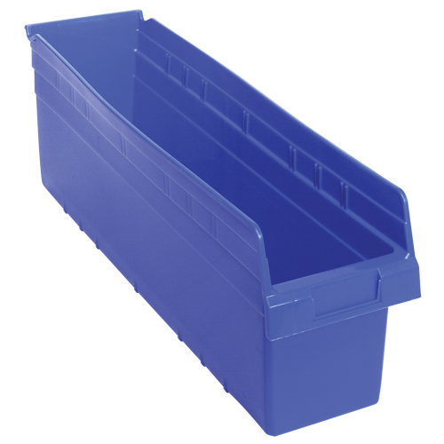 Bacs pour &eacute;tag&egrave;re Store-Max, 6-5/8" la x 8" H x 23-5/8" p, Bleu, Capacit&eacute; 68 lb Distribution Élite MP
