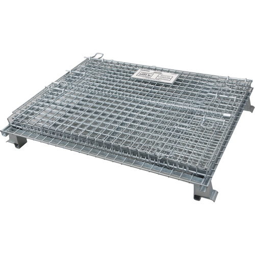Conteneur repliable en m&eacute;tal grillag&eacute;, 48" la x 40" p x 36" h, Capacit&eacute; de 4000 lb Distribution Élite MP