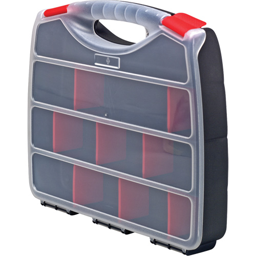 Boîte &agrave; compartiments en plastique, 10" la x 12,5" p x 2-1/4" h, 22 compartiments Distribution Élite MP