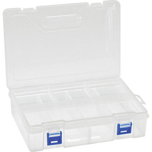Boîte &agrave; compartiments en plastique, 6,25" la x 9,25" p x 2,2" h, 8 compartiments Distribution Élite MP