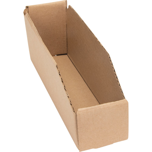 Boîtes profondes en carton ondul&eacute;, 2-7/8" la x 11-1/4" p x 4-1/2" h, Beige Distribution Élite MP