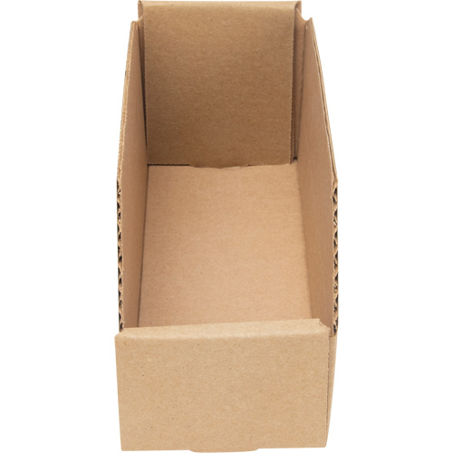 Boîtes profondes en carton ondul&eacute;, 3-3/4" la x 11-1/4" p x 4-1/2" h, Beige Distribution Élite MP