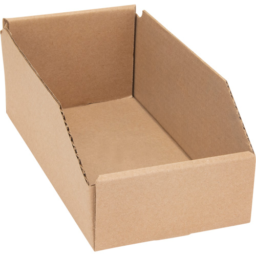 Boîtes profondes en carton ondul&eacute;, 5-3/4" la x 11-1/4" p x 4-1/2" h, Beige Distribution Élite MP