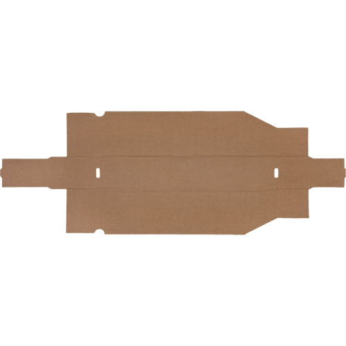 Boîtes profondes en carton ondul&eacute;, 1-7/8" la x 17-1/8" p x 4-1/2" h, Beige Distribution Élite MP