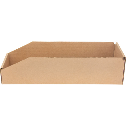 Boîtes profondes en carton ondul&eacute;, 5-3/4" la x 17-1/4" p x 4-1/2" h, Beige Distribution Élite MP