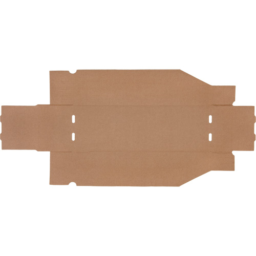 Boîtes profondes en carton ondul&eacute;, 5-3/4" la x 17-1/4" p x 4-1/2" h, Beige Distribution Élite MP