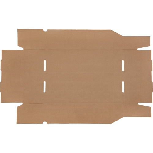 Deep Corrugated Parts Bins, 11-3/4" W x 17-1/4" D x 4-1/2" H, Beige Distribution Élite MP