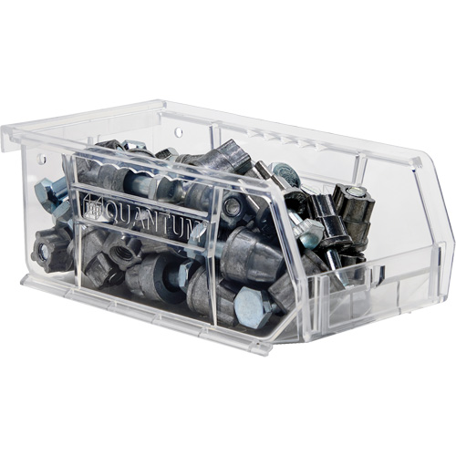 Crystal Clear Ultra Bins, 4-1/8" W x 3" H x 7-3/8" D, Clear Distribution Élite MP