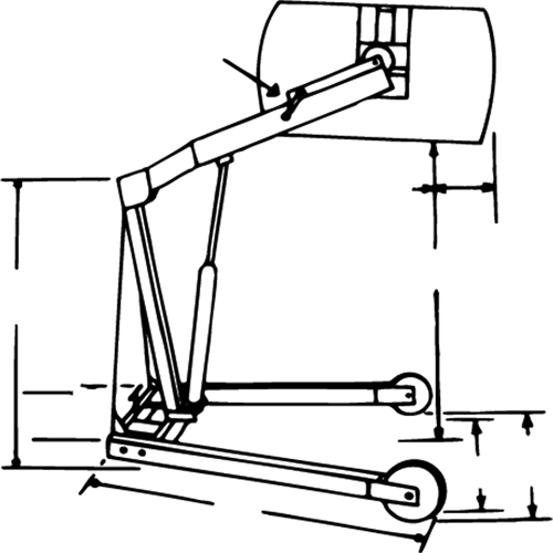 Manipulateurs de barils Hydra-Lift, Capacit&eacute; 55 gal. US (45 gal. imp.) Distribution Élite MP