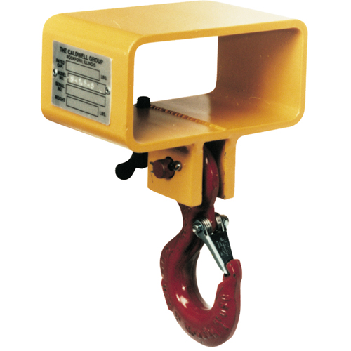 Crochets pour chariot &eacute;l&eacute;vateur, Ouverture des fourches 5-1/2" x 2-1/2" Distribution Élite MP