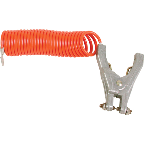 Pinces de mise &agrave; terre a/c&acirc;ble torsad&eacute;, Longueur 120" Distribution Élite MP