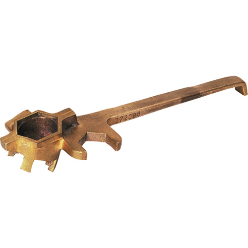 Cl&eacute; anti&eacute;tincelante de luxe pour barils, Ouverture de 1-1/4", Poign&eacute;e 3-1/4", Alliage de bronze Distribution Élite MP