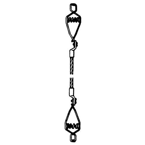 Light-Duty Bonding & Grounding Wire Assemblies - Two Alligator Clips Distribution Élite MP