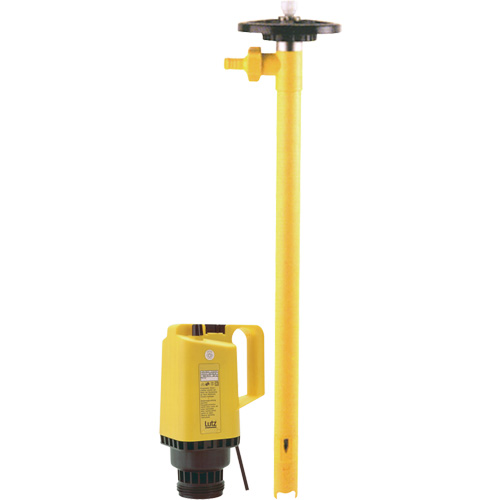 Pompes &agrave; tambour &eacute;lectriques, Polypropyl&egrave;ne, 24 gal./min Distribution Élite MP