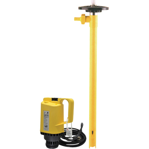 Pompes &agrave; tambour &eacute;lectriques, Polypropyl&egrave;ne, 45 gal./min Distribution Élite MP