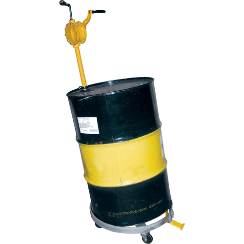 Tilting Drum Dollies, Steel, 900 lbs. Capacity, 23-1/2" Diameter, Hard Rubber Casters Distribution Élite MP