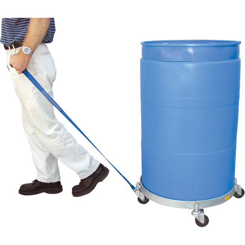Multi-Tier Drum Dollies, Steel, 900 lbs. Capacity, 23-1/2" Diameter, Rubber Casters Distribution Élite MP