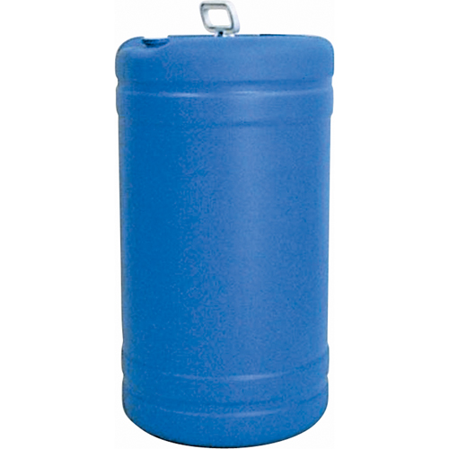 Barils en poly&eacute;thyl&egrave;ne &agrave; ouverture &eacute;troite, 15 gal. US (12,49 gal. imp.), Dessus ferm&eacute;, Bleu Distribution Élite MP