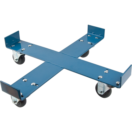 Drum Dolly, Steel, 750 lbs. Capacity, 24" Diameter, Polyolefin Casters Distribution Élite MP