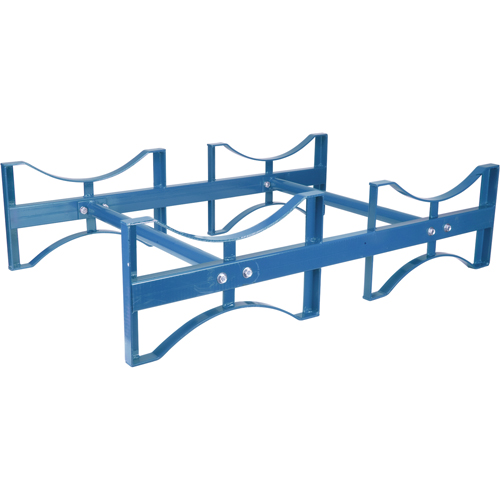 Porte-barils empilables, 2 barils, Capacit&eacute; de 1600 lb, 45-1/2" la x 30" p x 12-1/2" h Distribution Élite MP