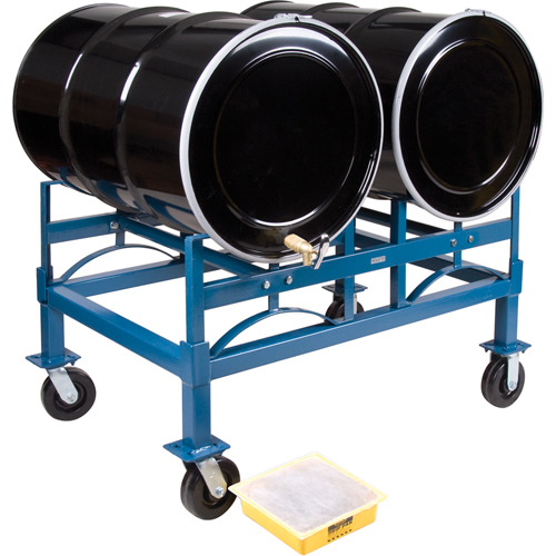 Porte-barils empilables, 2 barils, Capacit&eacute; de 1600 lb, 45-1/2" la x 30" p x 12-1/2" h Distribution Élite MP