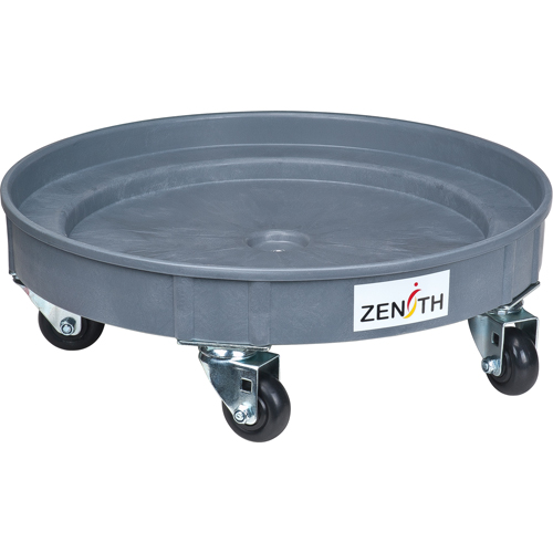 Leak Containment Drum Dolly, 24.25" dia. X 7.625" H, 1.5 US Gal. Spill Cap. Distribution Élite MP