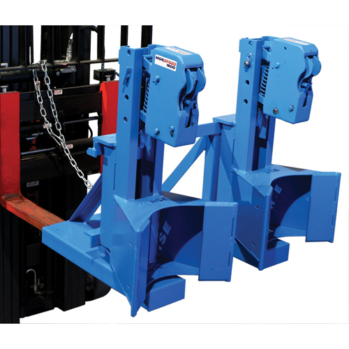 Manipulateur de barils MORSPEED 1500 pour chariot &eacute;l&eacute;vateur, Pour 55 gal. US (45 gal. imp.) Distribution Élite MP