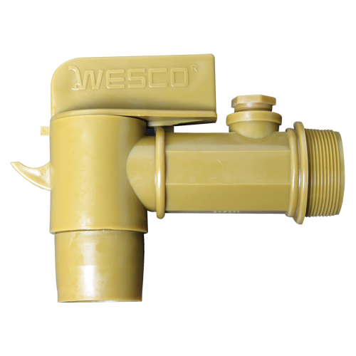 Soupape de baril de luxe en poly&eacute;thyl&egrave;ne NPT 2", Poly&eacute;thyl&egrave;ne, NPT de 2" Distribution Élite MP