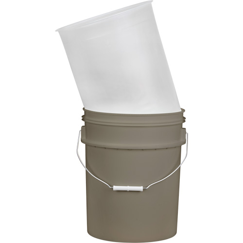 Doublure pour seau en plastique, 11-1/4" dia. x 14" h, 5 gal. US (4,16 gal. imp.) capacit&eacute; Distribution Élite MP