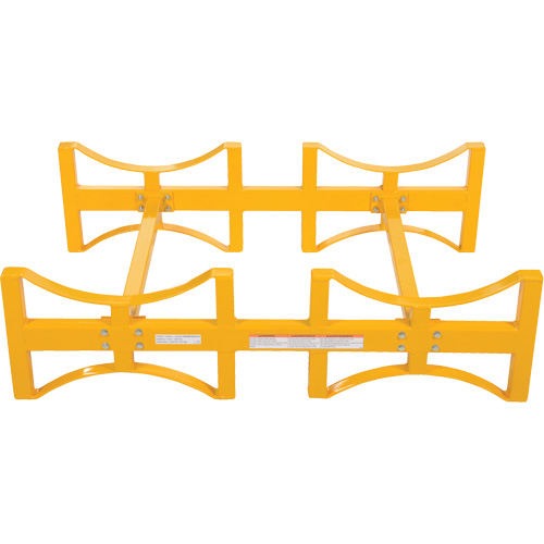 Porte-barils empilable en acier, 2 barils, Capacit&eacute; de 1600 lb, 45-1/2" la x 29-7/8" p x 12-3/4" h Distribution Élite MP