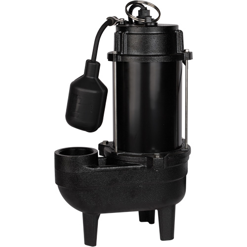 Cast Iron Sewage Pump, 120 V, 9.5 A, 6000 GPH, 1/2 HP Distribution Élite MP