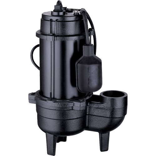 Cast Iron Sewage Pump, 120 V, 9.5 A, 6000 GPH, 1/2 HP Distribution Élite MP